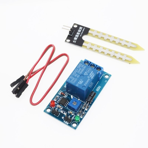 Imagen 1 de 4 de Sensor Humedad Suelo Con Relé (higrometro / Moisture Sensor)