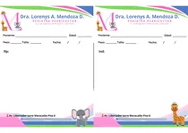 Comprar Papelería Médica Personalizada (recipes, Informes, Const)