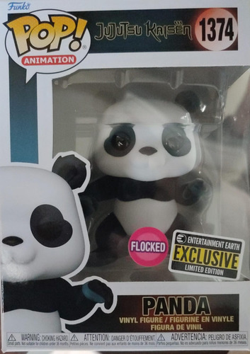 Funko Pop! Jujutsu Kaisen #1374: Panda Flocked Enterteiment (Usado)