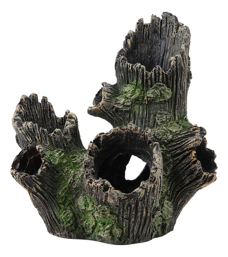 Tronco De Árbol De Resina Artificial Decorado Con Madera Flo