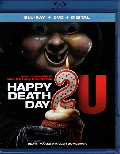 Feliz Dia Muerte 2 Happy Death Day Pelicula Blu-ray + Dvd