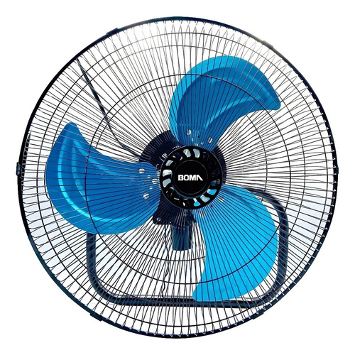 Ventilador 3 En 1 Pedestal Pared Y Piso 3 Aspas Bm-fs45u 203 Cm 60 Negro Azul Metal 3