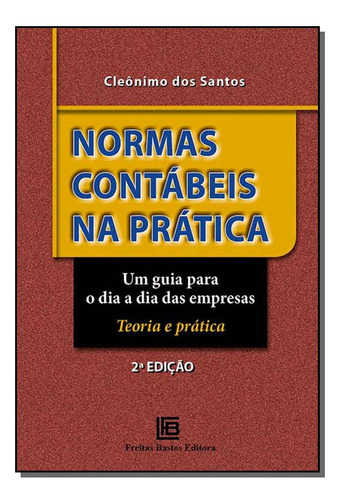 Libro Normas Contabeis Na Pratica 02ed 19 De Santos Cleonimo