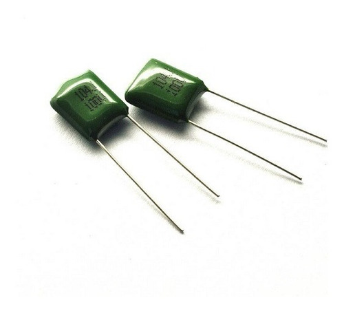 Capacitor Poliéster Metalizado 100nf 100v (lote De 50 Peças)