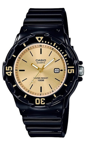 Reloj Casio Lrw-200h-9evdf Mujer Color de la correa Negro Color del bisel Negro