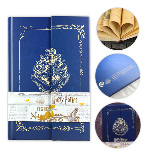 Libreta Premium Planeador Harry Potter Oficial Potterheads
