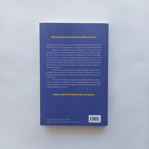 Kabaláh; El Camino De Retorno. Maricarmen Rajel Blasco