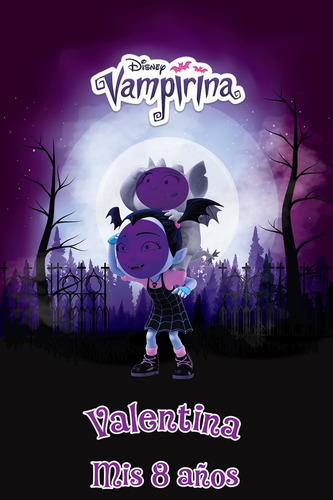 Vampirina Photocall Imprimible Corpóreo Cartel Foto 3 Opcion