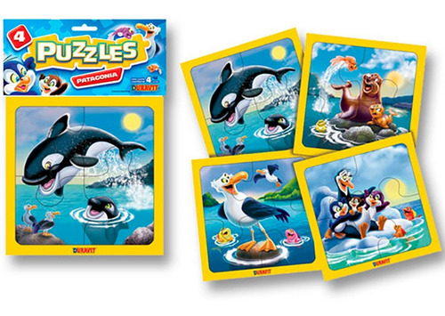 Puzzle Patagonia Infantil 4 Piezas X4 Duravit 185001