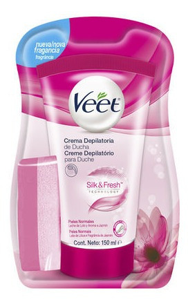 Veet Crema Depilatoria De Ducha Silky Fresh Para Piel Normal