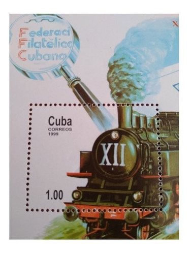 Imagen 3 de 3 de Estampilla Federacion Filatélica Cubana 1999 Xii Congreso