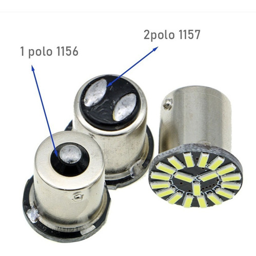 Par Foco Led 1156 /1157/3156/3157/7440/7443 Stop Direccional