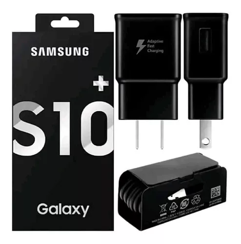 Cargador Samsung de carga rápida con cable USB tipo C para Samsung Galaxy  S10/S10e/S10 Plus/S9/S9 Plus/S8/S8 Plus/Note 20/Note 10/Note 9/Note