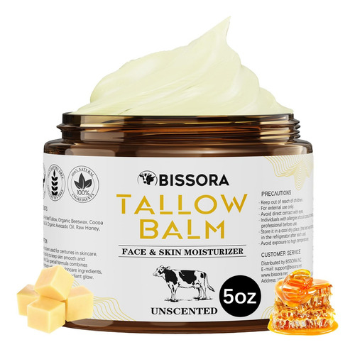 Bálsamo De Sebo De Res Para La Piel, Alimento Orgánico Con H