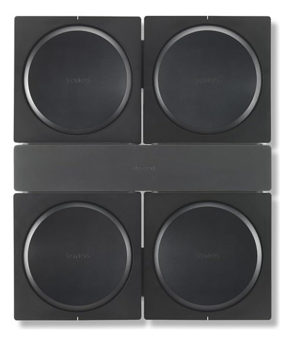 Soporte De Pared Para 4 Amplificadores Sonos Flexson -negro