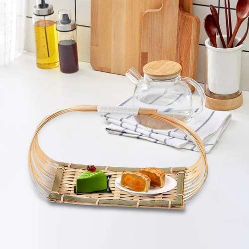 Cesta Tejida Compatible Con Galletas Multiusos Chinas,