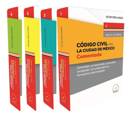 Código Civil Para La Ciudad De México, De Víctor Peña Oviedo., Vol. 1. Editorial Flores Editor, Tapa Blanda En Español, 2020