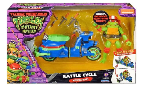 Playmates Tmnt Mutant Mayhem Raphael Battle Cycle 83430