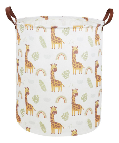 Cesto De Ropa Essme Kids, Cesto De Jirafa Plegable De Lona I