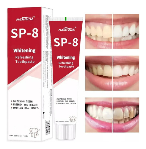 Pasta Dental Blanqueadora Probiótica Sp-8 De 2 Pastas A1