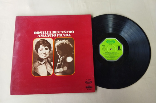 Disco De Vinil - Lp Original- Rosalia De Castro E Amancio Pr