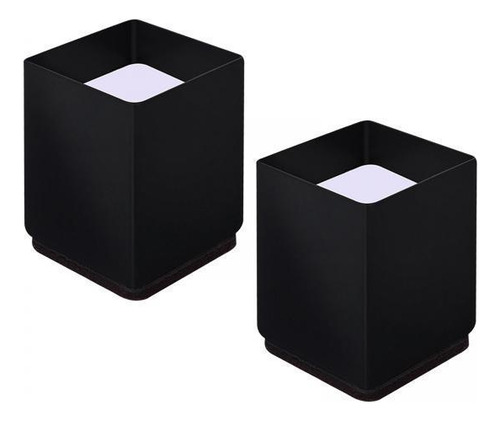 4 Muebles Sofá Cama Silla Elevador De Cuadrado 4x5cm Negro