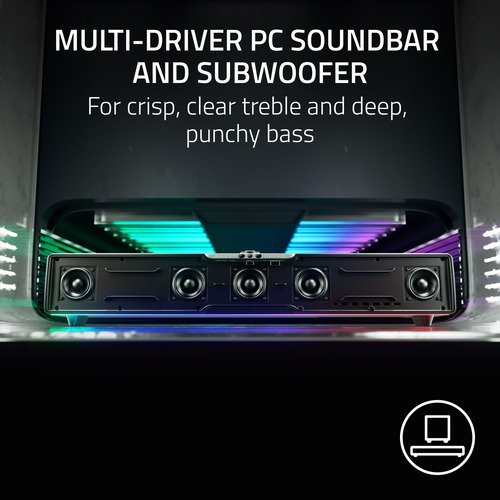 Barra De Sonido Razer Leviathan V2 Pro Con Controlador Múlti