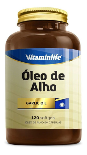 Garlic Oil 250mg - Alicina 120 Cápsulas - Vitaminlife