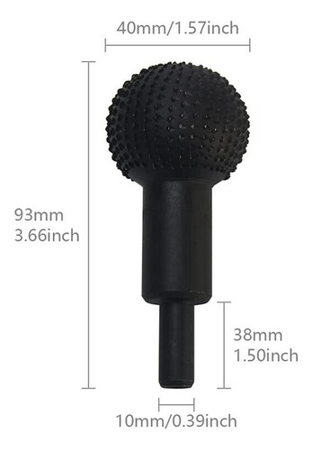 Esfera Rotatoria Burr 40mm Diámetro Burs Esfera Cabeza De