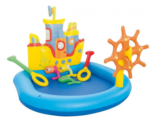 Pileta Inflable Barco Pelotero Play Center Bestway 52211