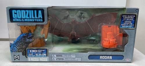  Godzilla King Of The Monsters Rodan 2019 Jakks 9 Pzs 6 PuLG