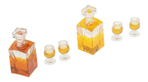 1:12 Botellas De Vino En Miniatura Para Casa De 3 Piezas
