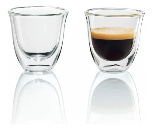 Juego De 2 Vasos De Espresso De'longhi Delonghi De Doble Par