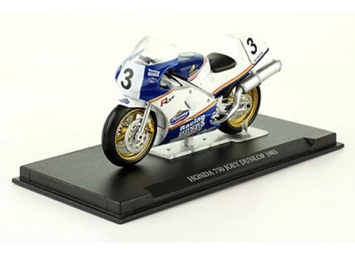 Moto Colección Honda 750 Joey Dunlop 1985 Escala 1:24 