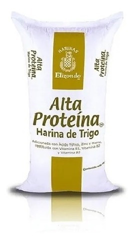 10 Kg Harina De Trigo De Fuerza Alta Proteina Elizondo