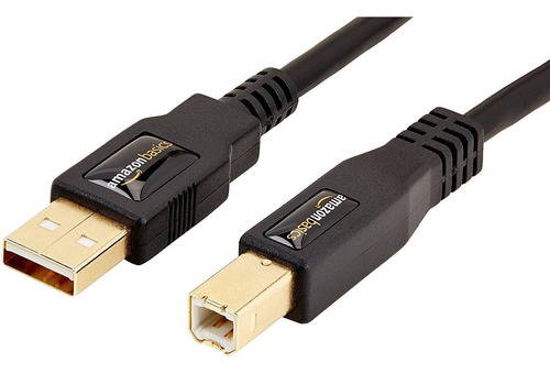 Amazonbasics   cable Usb 2.0 macho A A Macho B., Negro