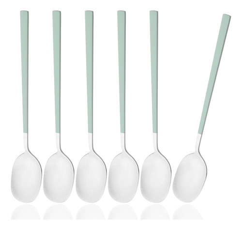 Cubertería De Acero Inoxidable Para Cena, 6 Unidades, Plata
