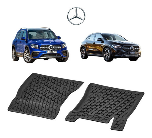 Imagen 4 de 6 de Alfombras Delanteras Para Mercedes Benz Gla Glb Originales