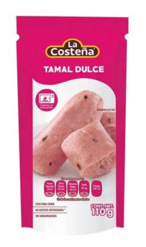 Tamal De Dulce La Costeña 110 G 2 Piezas