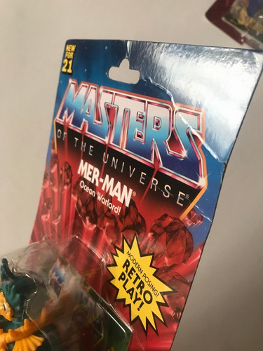 4 Villanos Motu Origins Trapjaw Scareglow Merman Carton Malt (Usado)