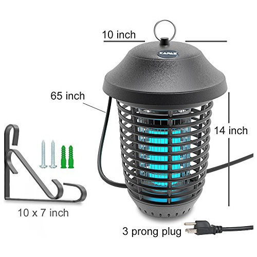 Kps Electric Bug Zappers, Nuevo Mejoramiento Gancho Gra...