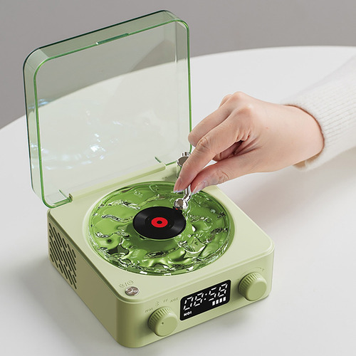 Tocadiscos De Vinilo Retro Con Bluetooth The Waves