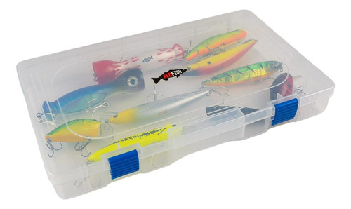 Caja Pesca Organizadora 22 Compartimentos  36 X 22 X 8 Cm