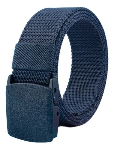 Cinturón No Metálico Para Hombre, Negro Y Azul, Táctico, Par