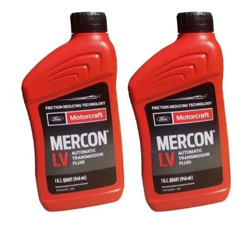 Pack 2un Atf Mercon Lv Motorcraft 946 Ml