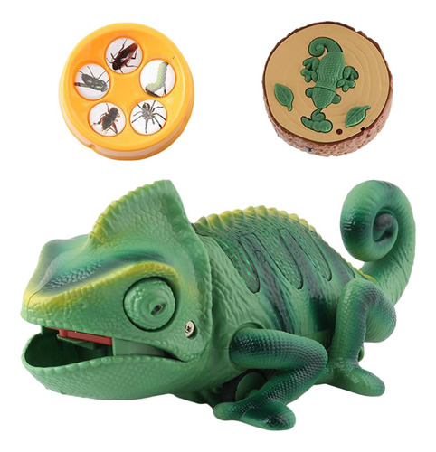 Rc Chameleon Turn Rc Animal Toys Retreat Light Up Preying