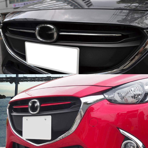 Moldura De Cubierta De Parrilla Delantera J2car Para Mazda 2