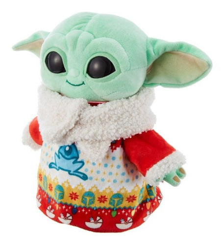 Imagen 2 de 4 de Baby Yoda Grogu Edición Especial. Exclusivo ! Peluche 21 Cm