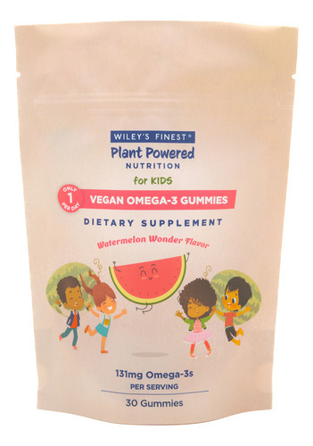 Wileys Finest Vegan Omega-3 Gummies Kids 30gomitas