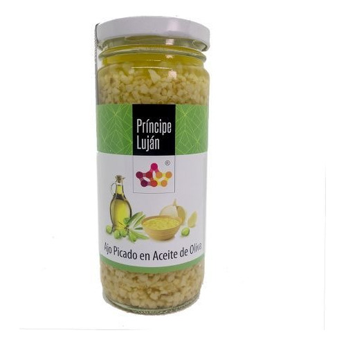 Ajo Picado En Aceite De Oliva 200 Gr Marca Principe Lujan